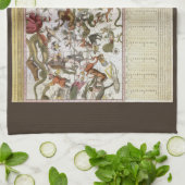  sterrenkaart van Constellation door Backer en Bro Theedoek (Gevouwen)