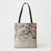  sterrenkaart van Constellation door Backer en Bro Tote Bag (Voorkant)