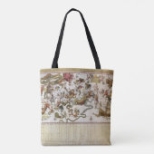 sterrenkaart van Constellation door Backer en Bro Tote Bag (Achterkant)