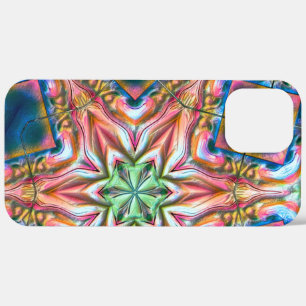 Sterrenkaleidoscoop in ruwe vorm, verbrande zalm t Case-Mate iPhone case