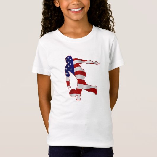 Sterrenkaner Bowling Silhouette T-shirt (Voorkant)