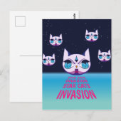 Sterrenkatteninvasie Briefkaart (Voorkant / Achterkant)