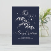 Sterrenkerstvakantie Feestdagenkaart (Staand voorkant)