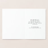 Sterrenkerstvakantie Folie Kaarten (Binnen)