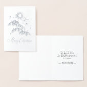 Sterrenkerstvakantie Folie Kaarten (Display)