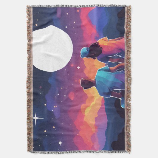 Sterrenkijken Paar Deken (Voorkant Verticaal)