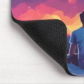 Sterrenkijken Paar Muismat (Hoek)