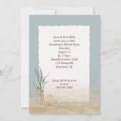 Sterrenkijken Strandfles Aandenkenfeest Kaart (Achterkant)