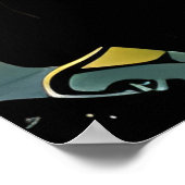 Sterrenkijkende vrouw poster (Hoek)