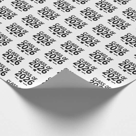 Sterrenklasse van Afstuderen 2026 Cadeaupapier (Hoek)