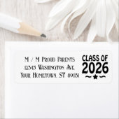 Sterrenklasse van Afstuderen 2026 Etiket (Insitu)