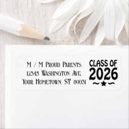 Sterrenklasse van Afstuderen 2026 Etiket