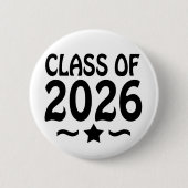 Sterrenklasse van Afstuderen 2026 Ronde Button 5,7 Cm (Voorkant)