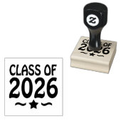 Sterrenklasse van Afstuderen 2026 Rubberstempel (Gestempeld)