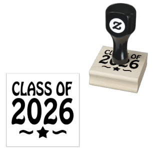 Sterrenklasse van Afstuderen 2026 Rubberstempel