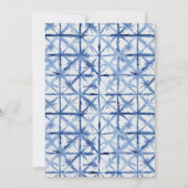 Sterrenkoppels Bruidsdouche Shibori Indigo Blauw S Kaart (Achterkant)