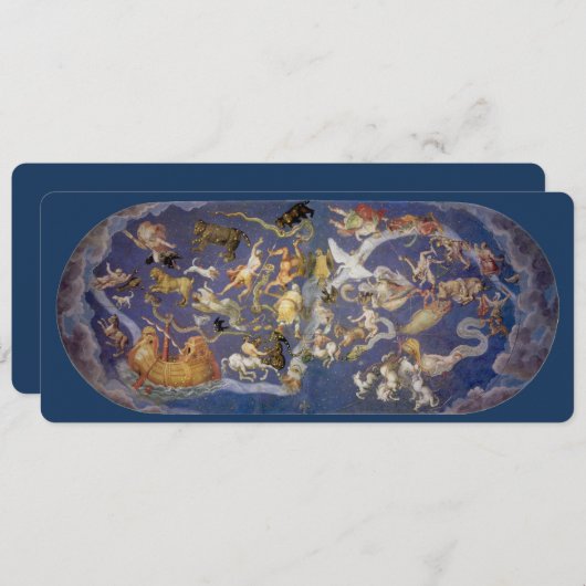  sterrenkunde Celestial Constellations Fresco (Voorkant / Achterkant)