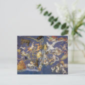  sterrenkunde Celestial Constellations Fresco Briefkaart (Staand voorkant)