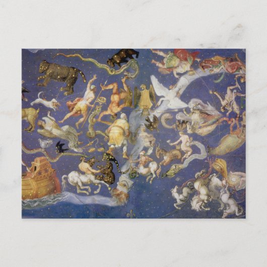 sterrenkunde Celestial Constellations Fresco Briefkaart (Voorkant)