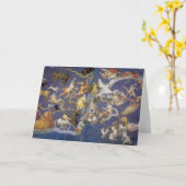 sterrenkunde Celestial Constellations Fresco Kaart (Gele Bloem)