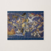 sterrenkunde Celestial Constellations Fresco Legpuzzel (Horizontaal)