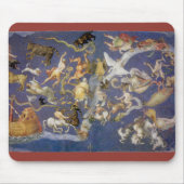  sterrenkunde Celestial Constellations Fresco Muismat (Voorkant)