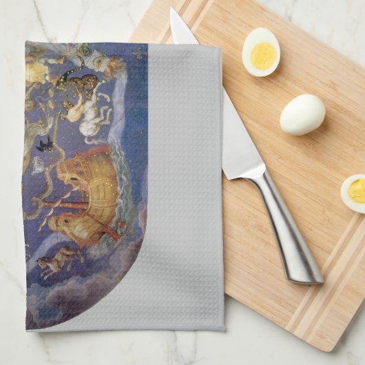  sterrenkunde Celestial Constellations Fresco Theedoek (Quarter Fold)
