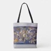  sterrenkunde Celestial Constellations Fresco Tote Bag (Achterkant)