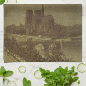 sterrenkunde, Donati-komeet boven Parijs in 1858 Theedoek (Gevouwen)