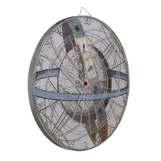  sterrenkunde, hemels door Andreas Cellarius Dartbord (Voorkant Links)