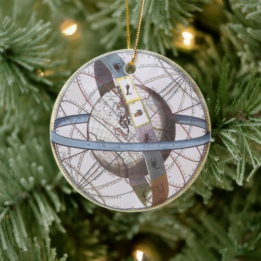  sterrenkunde, hemels door Andreas Cellarius Keramisch Ornament (Boom)