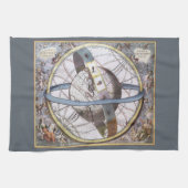 sterrenkunde, hemels door Andreas Cellarius Theedoek (Horizontaal)