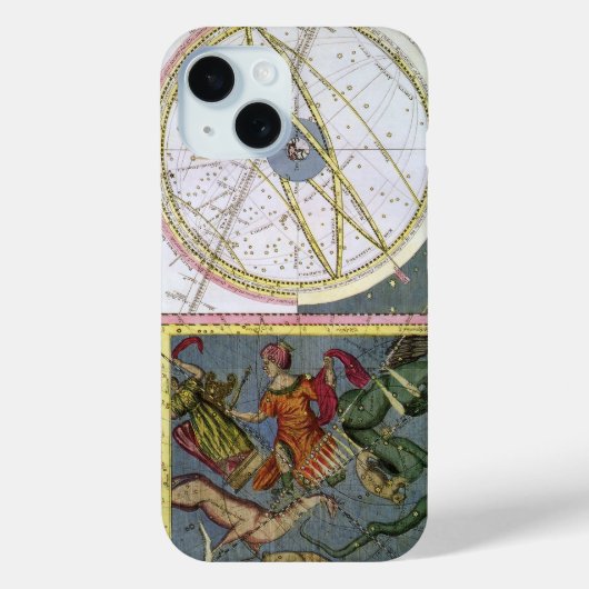 sterrenkunde, komeetpad door Matthaeus Seutter Case-Mate iPhone Case (Achterkant)