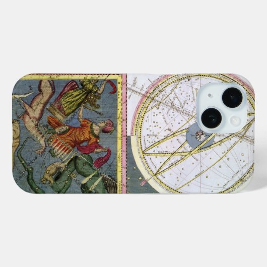  sterrenkunde, komeetpad door Matthaeus Seutter Case-Mate iPhone Case (Achterkant (horizontaal))