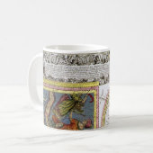  sterrenkunde, komeetpad door Matthaeus Seutter Koffiemok (Voorkant links)