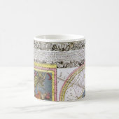  sterrenkunde, komeetpad door Matthaeus Seutter Koffiemok (Center)