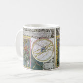  sterrenkunde, komeetpad door Matthaeus Seutter Koffiemok (Voorkant links)