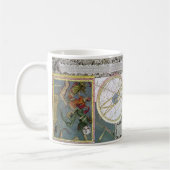  sterrenkunde, komeetpad door Matthaeus Seutter Koffiemok (Links)