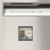 sterrenkunde, komeetpad door Matthaeus Seutter Magneet (Insitu (Vaatwasser))