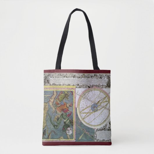  sterrenkunde, komeetpad door Matthaeus Seutter Tote Bag (Voorkant)
