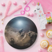 sterrenkundethema papieren bordje (Feest)