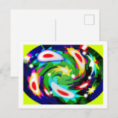  sterrenkunst briefkaart (Voorkant / Achterkant)
