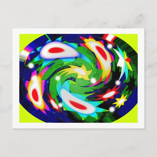  sterrenkunst briefkaart (Voorkant)
