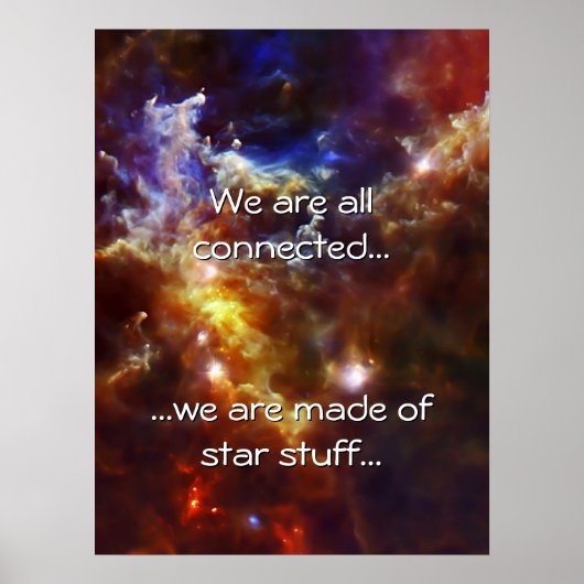 Sterrenkwekerij van de Rozetnevel Poster (Voorkant)