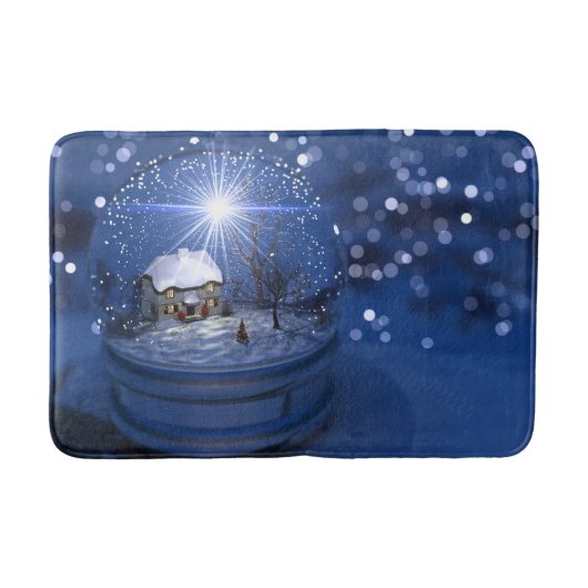 Sterrenlicht Bol Kerst Badmat (Voorkant)