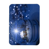 Sterrenlicht bol Kerst flexibele magneet (Verticaal)