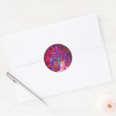 Sterrenlicht Communicatie Ronde Sticker (Envelop)