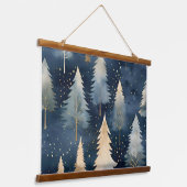 Sterrenlicht Evergreen Dreams Botanisch Hangend Wandkleed (Gebogen)