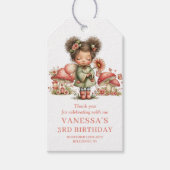 Sterrenlicht Fee 8e Verjaardag Bloem Roze Cadeaubi Cadeaulabel (Voorkant)