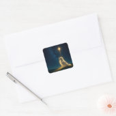 Sterrenlicht Vierkante Sticker (Envelop)